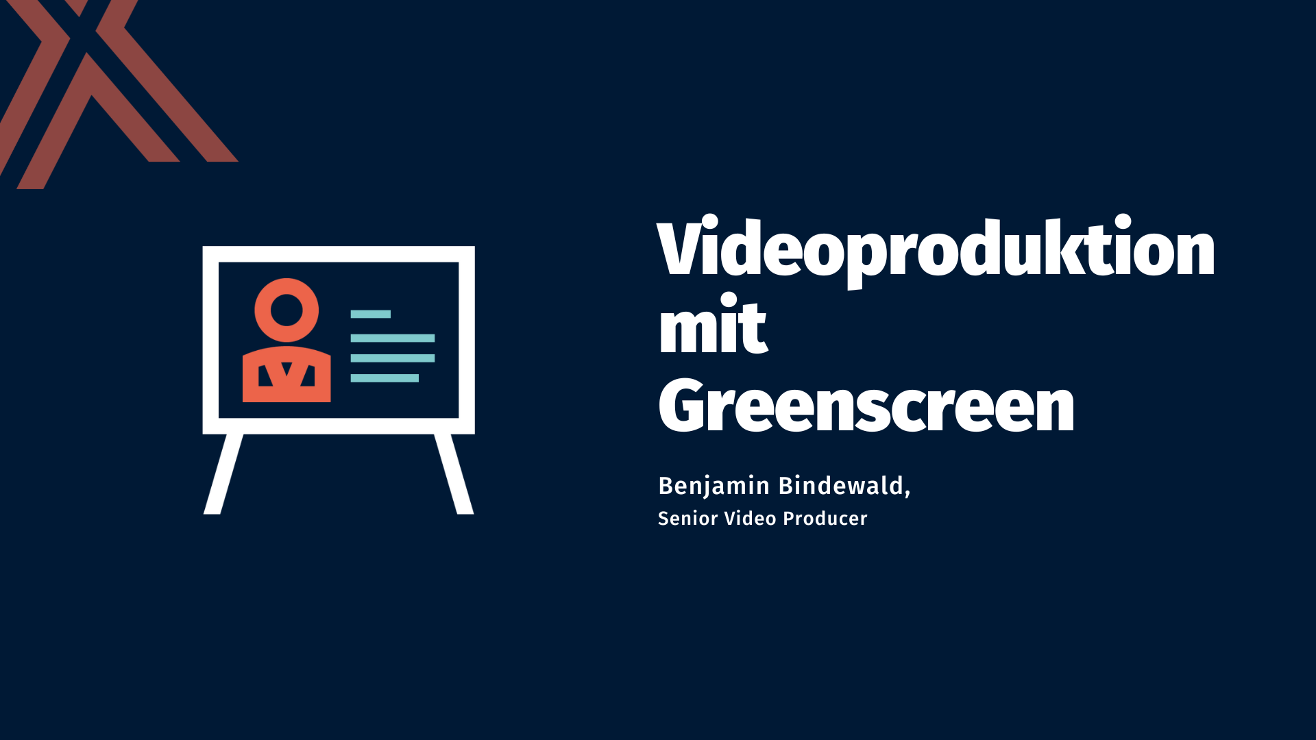 Videoproduktion mit Greenscreen