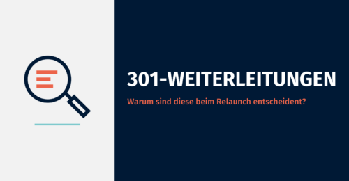 Die Bedeutung von 301-Weiterleitungen beim Relaunch