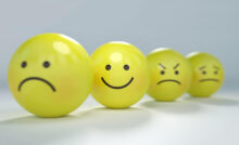Armageddon oder schöne neue Welt? Wütende und lachende Smileys